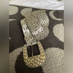 Vintage Michael Morrison Crystal Belt